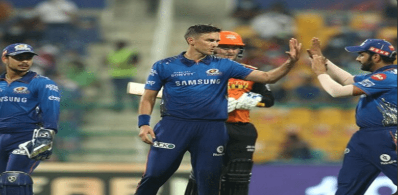 highest mi score in ipl