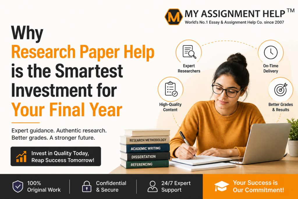 Why Research Paper Help is the Smartest Investment for Your Final Year