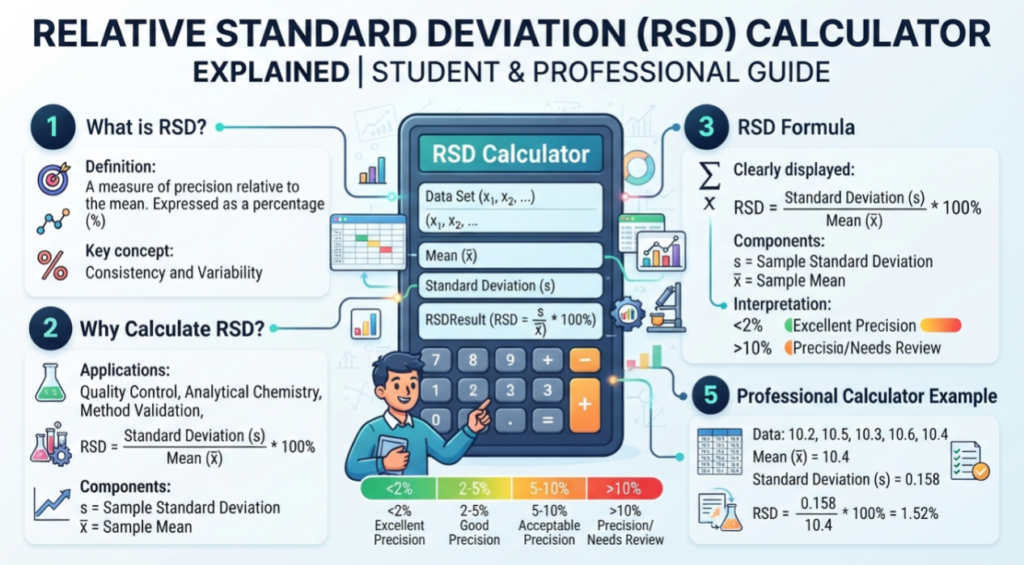 relative standard deviation calculator