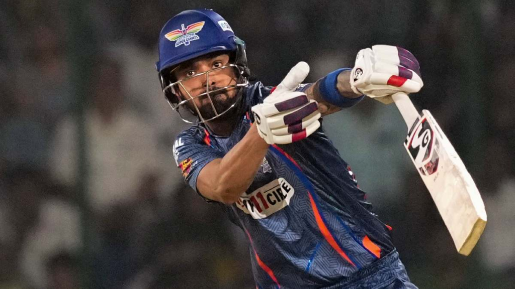KL Rahul batting for Lucknow Super Giants, one of the near miss openers. Both opening batters scoring century in IPL