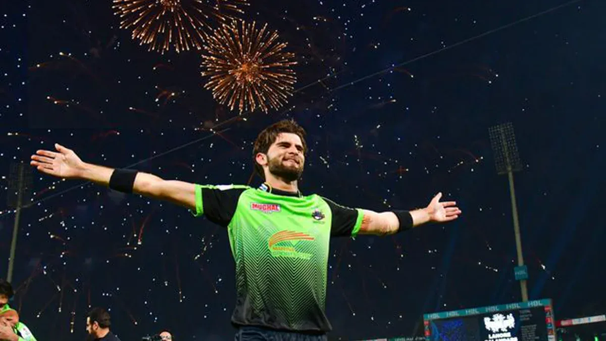 Shaheen Shah Afridi celebrates for PSL 12 auction date direct signings