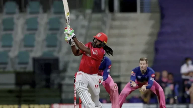 Chris Gayle 99 runs in IPL