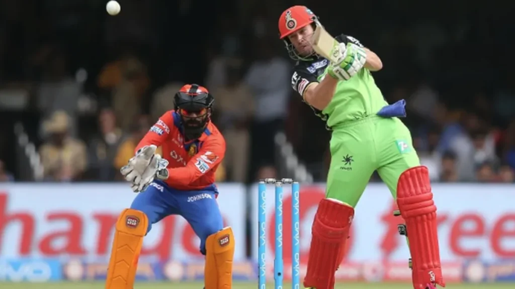 AB de Villiers 12 sixes vs Gujarat Lions 2016