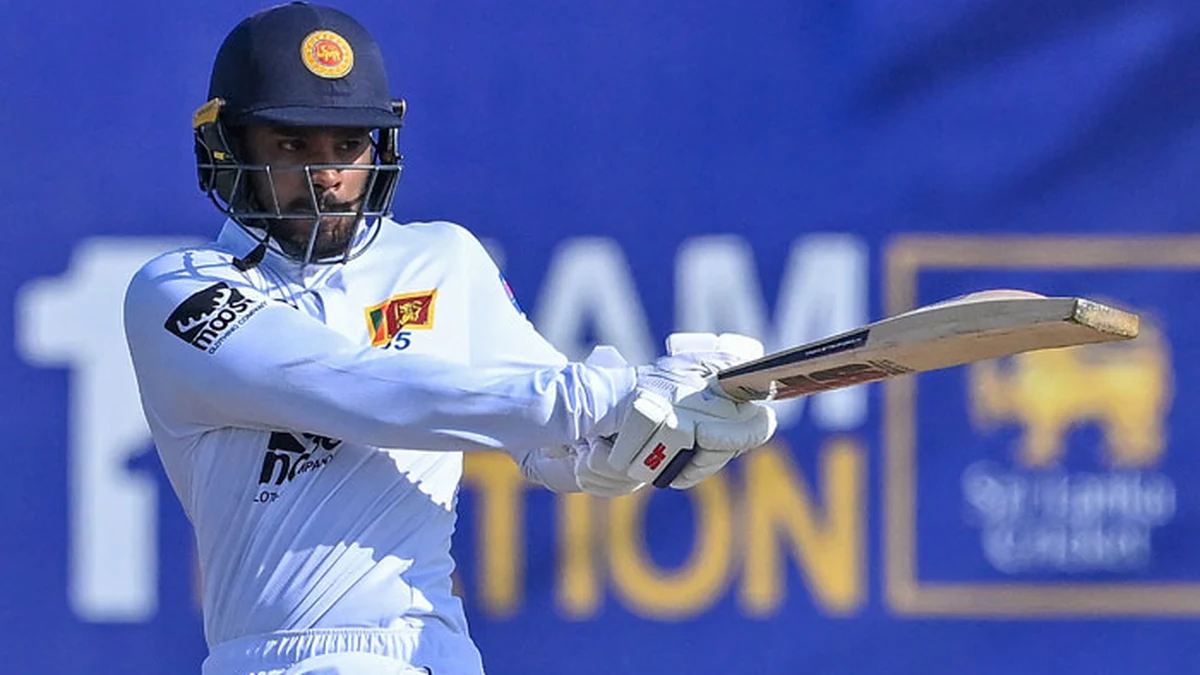 Dhananjaya de Silva batting in Pakistan vs Sri Lanka head to head Tests