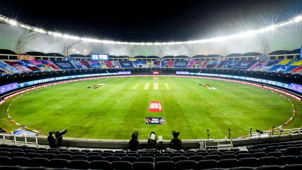 Dubai International Stadium, home venue of the Desert Vipers ILT20 2026 squad