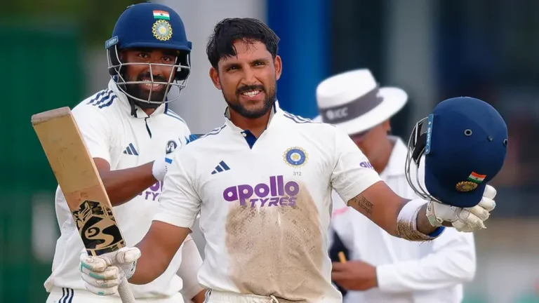 Dhruv Jurel celebrates in India colours on the India A tour of New Zealand 2026