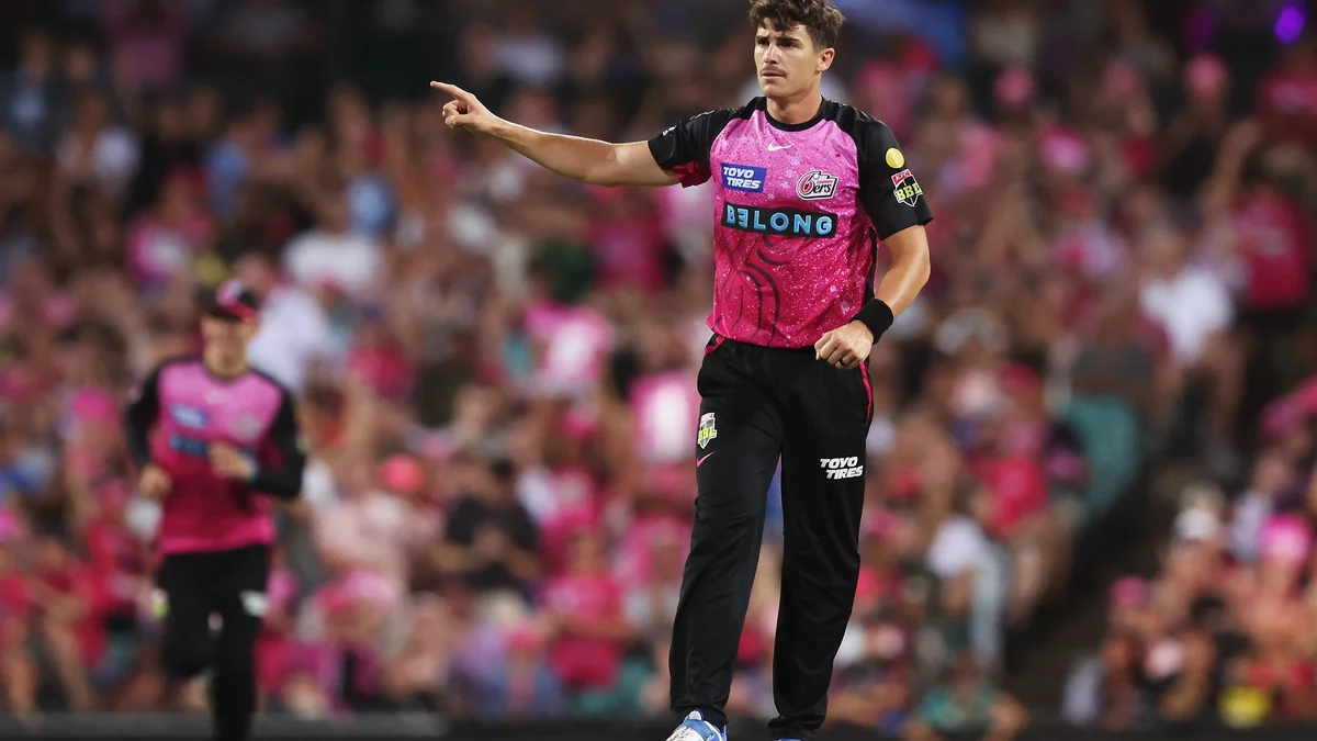 sydney sixers bbl 2026-27 squad - team celebration at the SCG