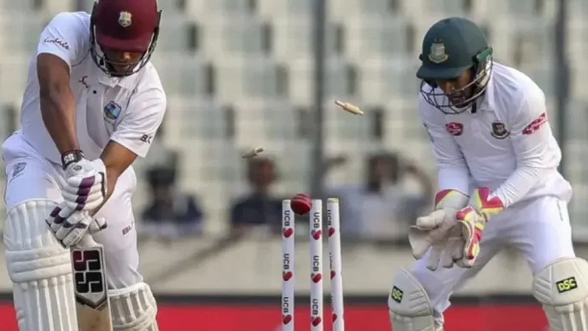 Bangladesh vs West Indies Test schedule 2026 as Bangladesh bowlers strike against West Indies in the first Test at Mirpur