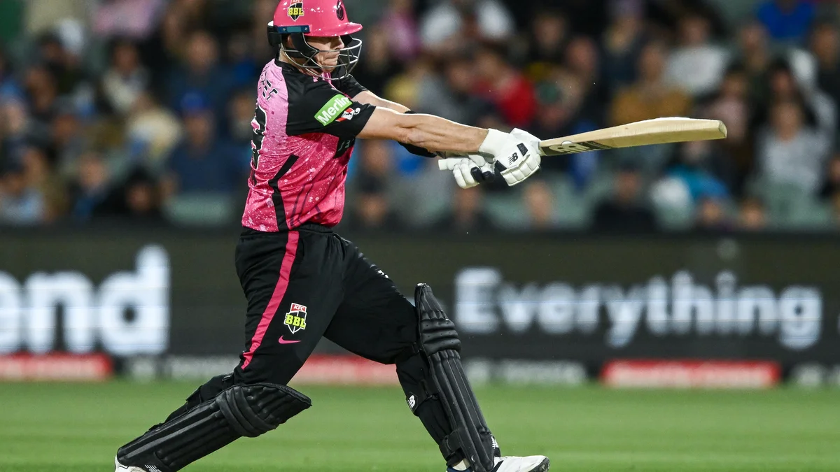 sydney sixers bbl 2026-27 squad - Steve Smith batting